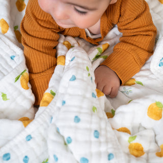 organic cotton muslin dream blanket