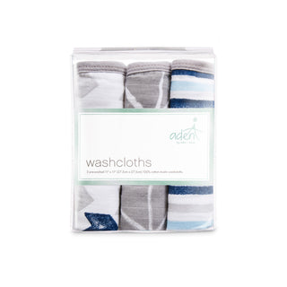 essential cotton muslin washcloths 3 pack