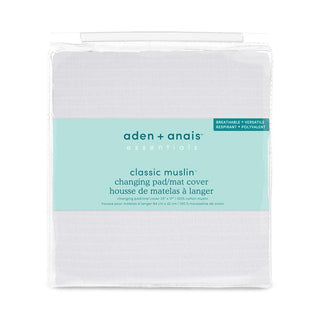 essentials cotton muslin changing pad cover