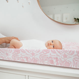 essentials cotton muslin changing pad cover