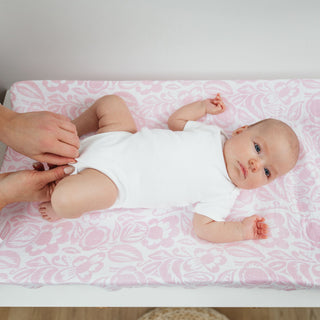 essentials cotton muslin changing pad cover