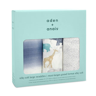 boutique silky soft swaddles 3 pack