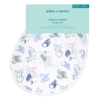 essentials cotton muslin burpy bib