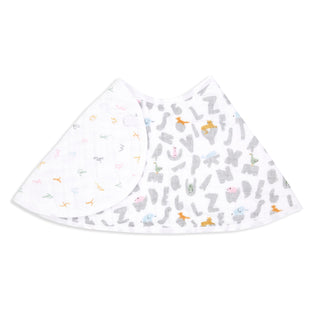 essentials cotton muslin burpy bib