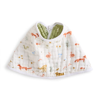 essentials cotton muslin burpy bib