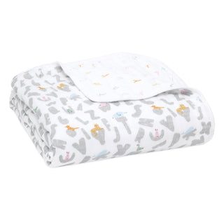 essentials cotton muslin dream blanket