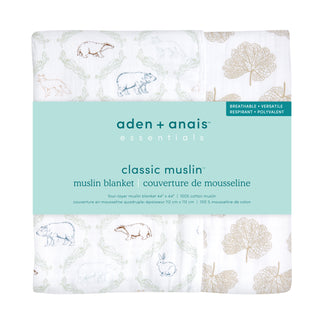 essentials cotton muslin dream blanket