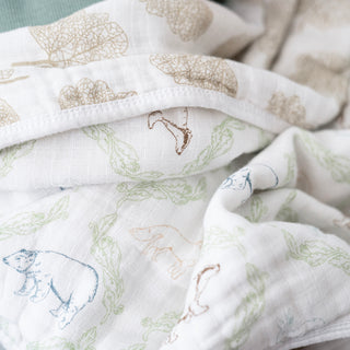 essentials cotton muslin dream blanket