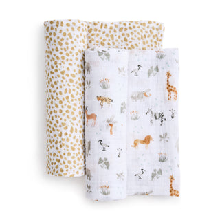 essentials cotton muslin swaddles 2 pack