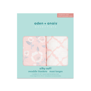 essentials silky soft swaddles 2 pack