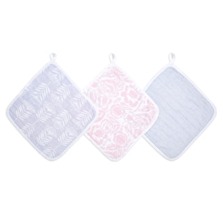 essential cotton muslin washcloths 3 pack