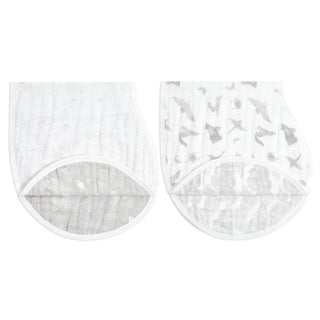 organic cotton burpy bibs 2 pack