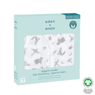 organic cotton light sleep sack TOG 1.0