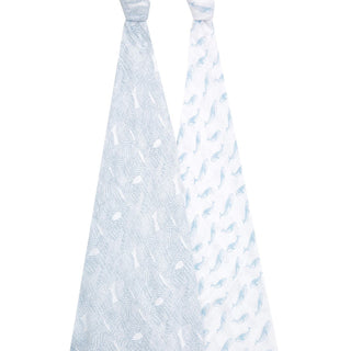 organic cotton muslin swaddles 2 pack