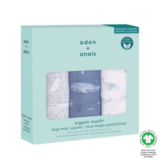 organic cotton muslin oversized washcloths 3 pack