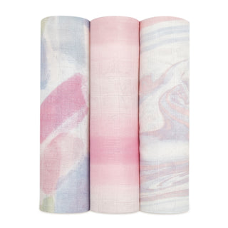 boutique silky soft swaddles 3 pack