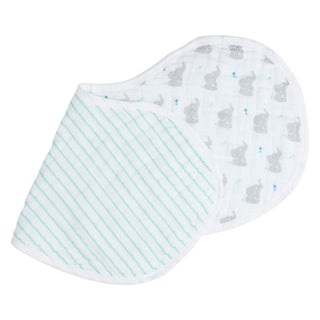 essentials cotton muslin burpy bib