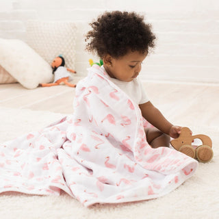 essentials cotton muslin dream blanket