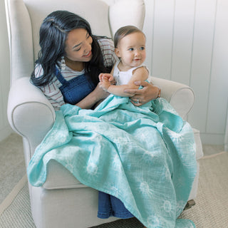 boutique 100% cotton muslin swaddles 4 pack