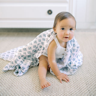 boutique 100% cotton muslin swaddle