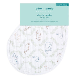 essentials cotton muslin burpy bib