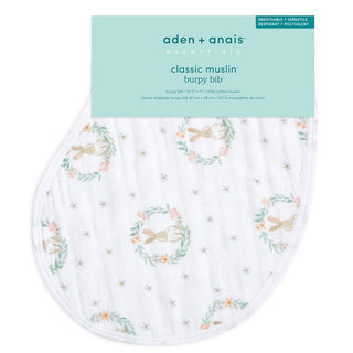 essentials cotton muslin burpy bib