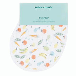 essentials cotton muslin burpy bib