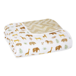 essentials cotton muslin dream blanket