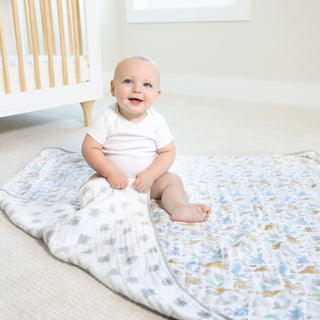 essentials cotton muslin dream blanket