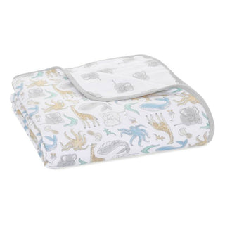 essentials cotton muslin dream blanket