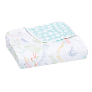 essentials cotton muslin dream blanket