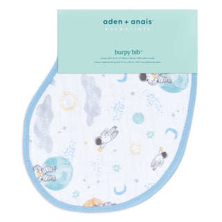 essentials cotton muslin burpy bib