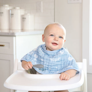 essentials cotton muslin burpy bib