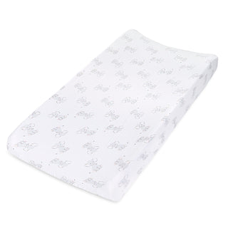 essentials cotton muslin changing pad cover solid