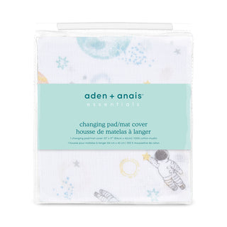 essentials cotton muslin changing pad cover