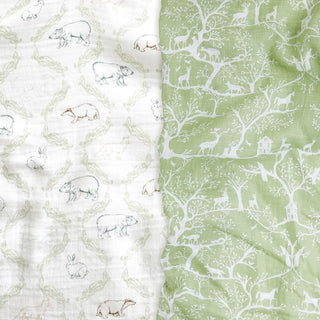 essentials cotton muslin swaddles 2 pack