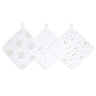 essential cotton muslin washcloths 3 pack