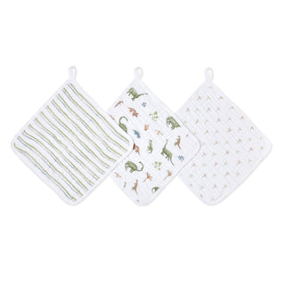 essential cotton muslin washcloths 3 pack