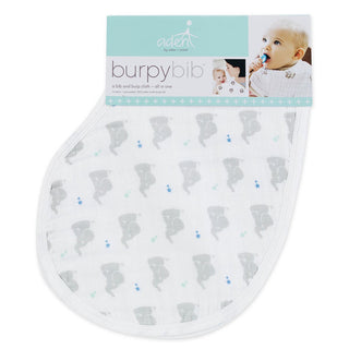 essentials cotton muslin burpy bib