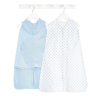 sleepsack organic cotton 2 piece gift box chambray hanger