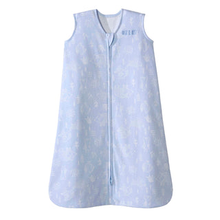 halo sleepsack wearable blanket cotton blue woodland etch