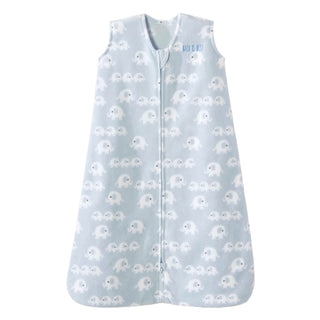 halo sleepsack wearable blanket micro fleece blue elephants